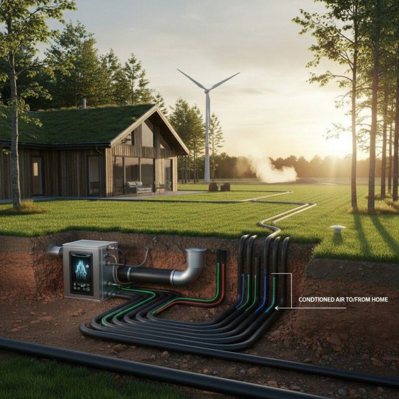 Geothermal Ac Installation